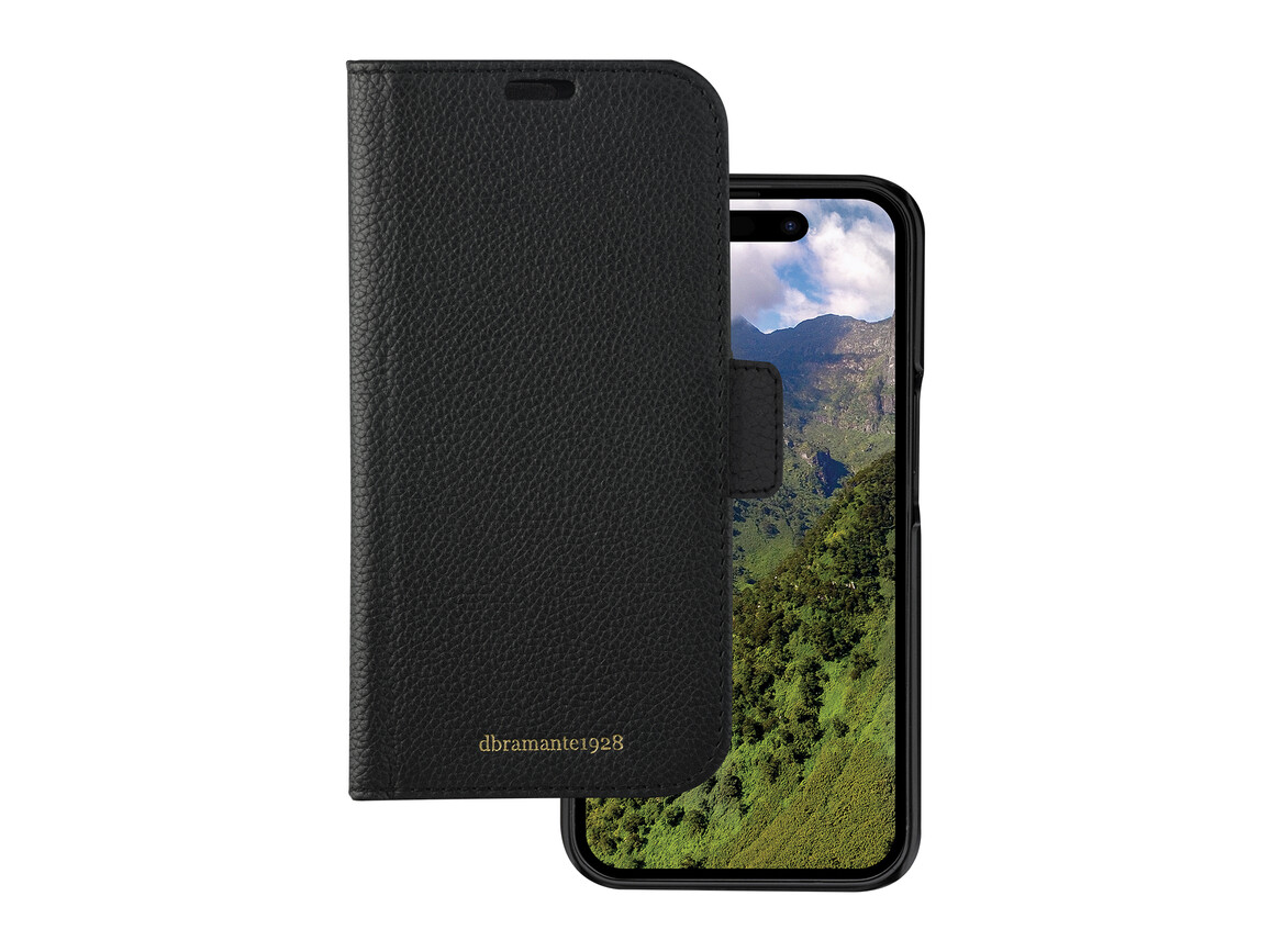 dbramante 2in1 Case New York für iPhone 15 Pro, schwarz>