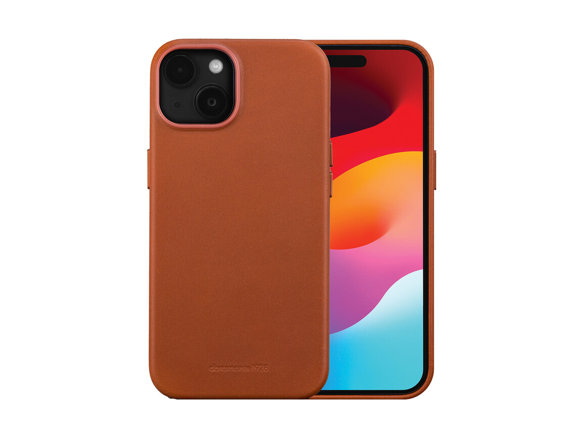 dbramante Roskilde Case mit MagSafe für iPhone 15, braun