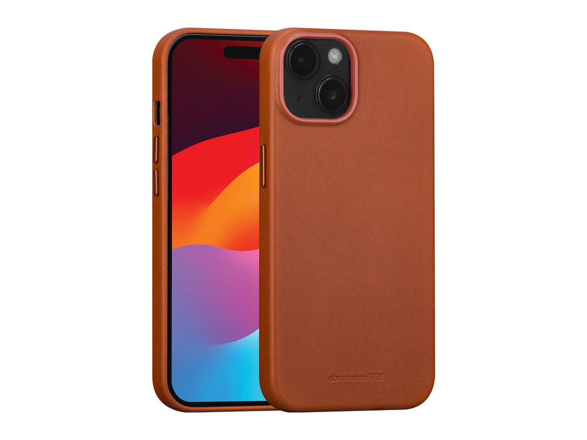 dbramante Roskilde Case mit MagSafe für iPhone 15, braun