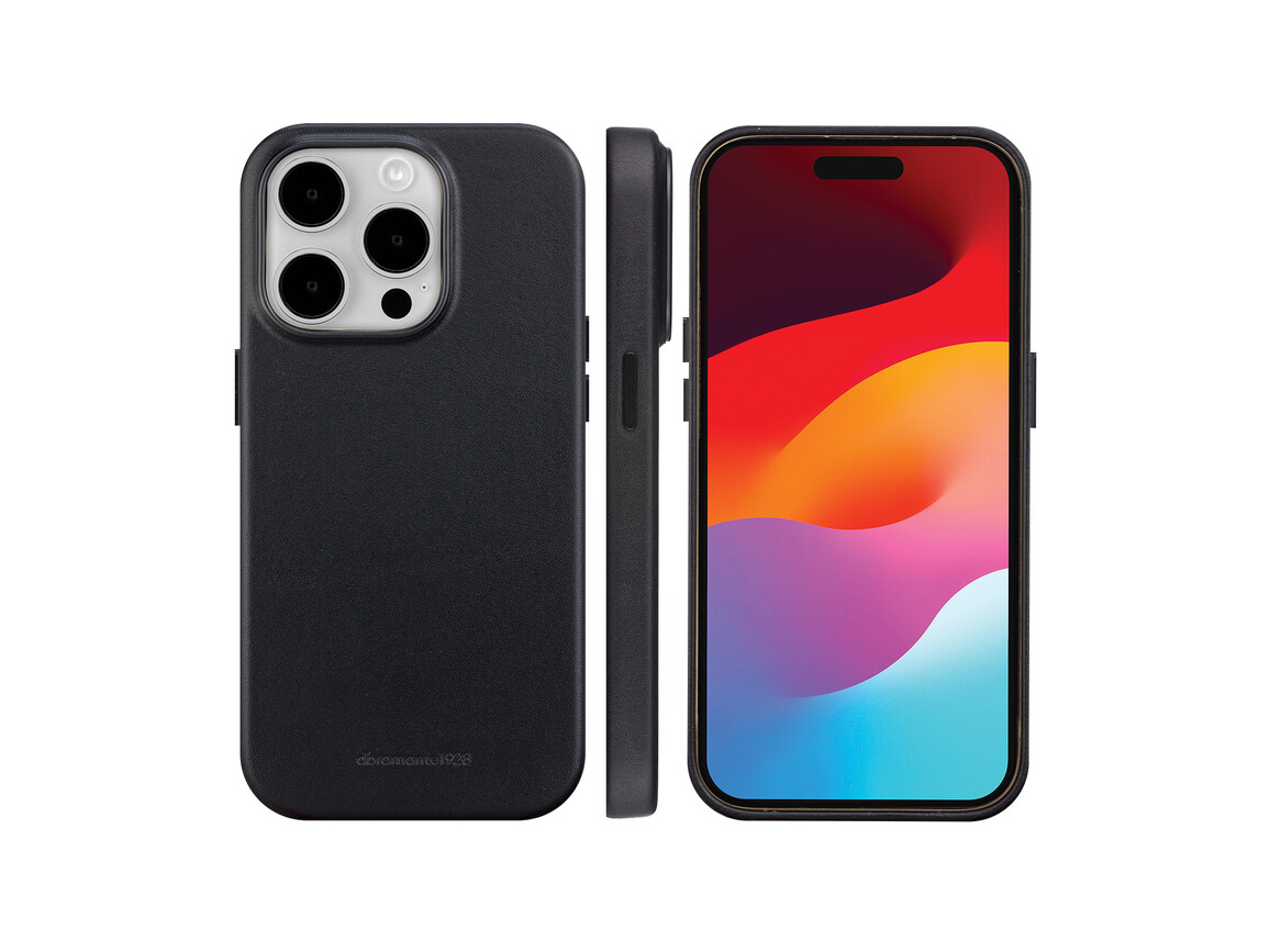 dbramante Roskilde Case mit MagSafe für iPhone 15 Pro Max, schwarz
