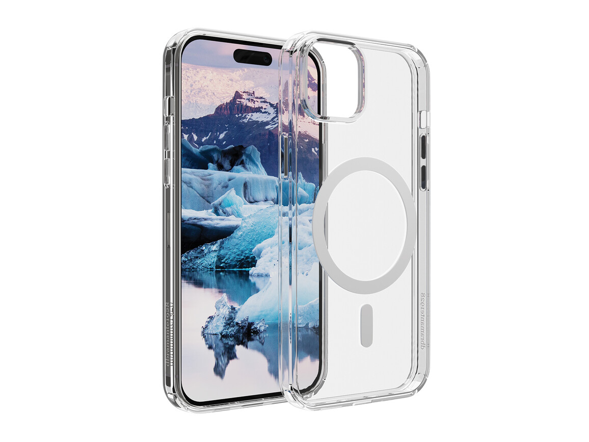 dbramante Iceland Pro Case mit MagSafe für iPhone 15, transparent