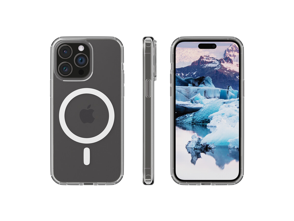 dbramante Iceland Pro Case mit MagSafe für iPhone 15 Pro, transparent>