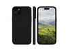 dbramante Monaco Silikon Case mit MagSafe für iPhone 13/14/15/16e, schwarz
