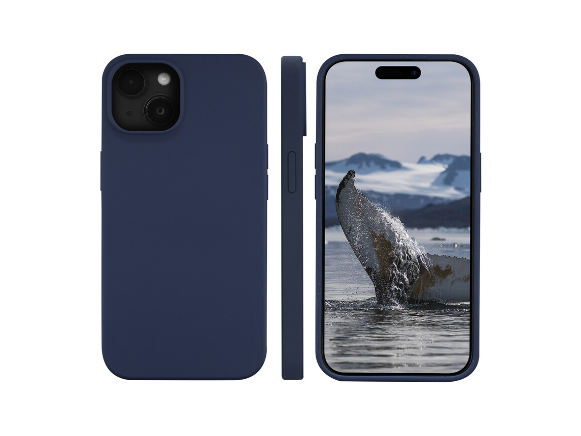 dbramante Monaco Silkon Case mit MagSafe für iPhone 15, pazifik blau