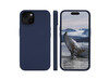 dbramante Monaco Silkon Case mit MagSafe für iPhone 15, pazifik blau