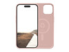 dbramante Monaco Silkon Case mit MagSafe für iPhone 14/15, pink sand