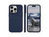 dbramante Monaco Silikon Case mit MagSafe für iPhone 15 Pro, pazifik blau