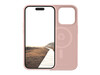 dbramante Monaco Silkon Case mit MagSafe für iPhone 15 Pro, pink sand