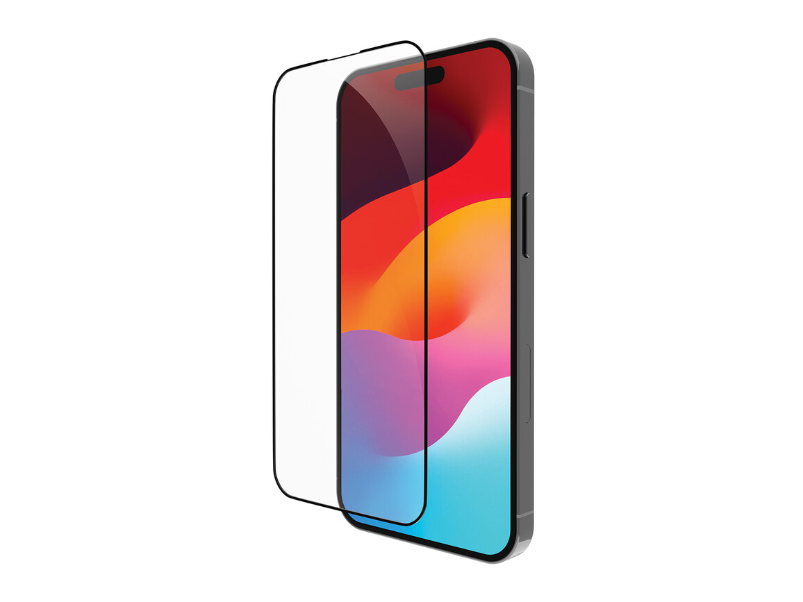 dbramante eco-shield Displayschutzfolie für iPhone 15, schwarz >