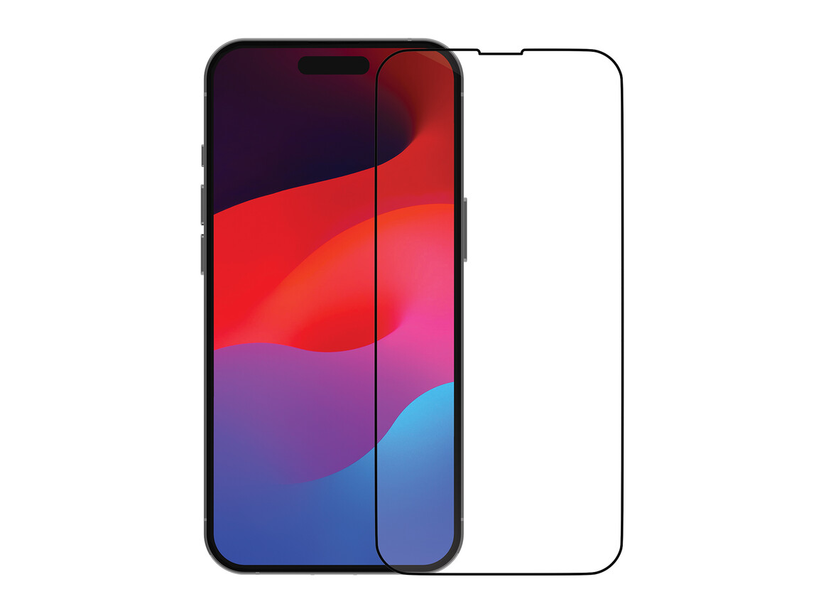dbramante eco-shield Displayschutzfolie für iPhone 15 Pro, schwarz > dbramante eco-shield Displayschutzfolie für iPhone 15 Pro, schwarz >