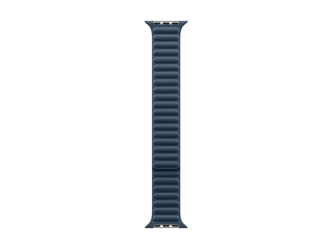 Apple Watch 45mm Armband mit Magnetverschluss, pazifikblau, S/M>