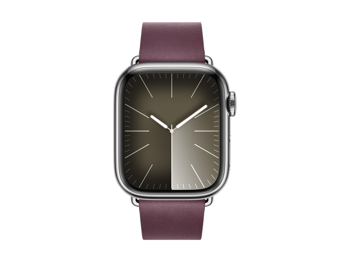 Apple Watch 41mm Modernes Armband, mulberry, M>