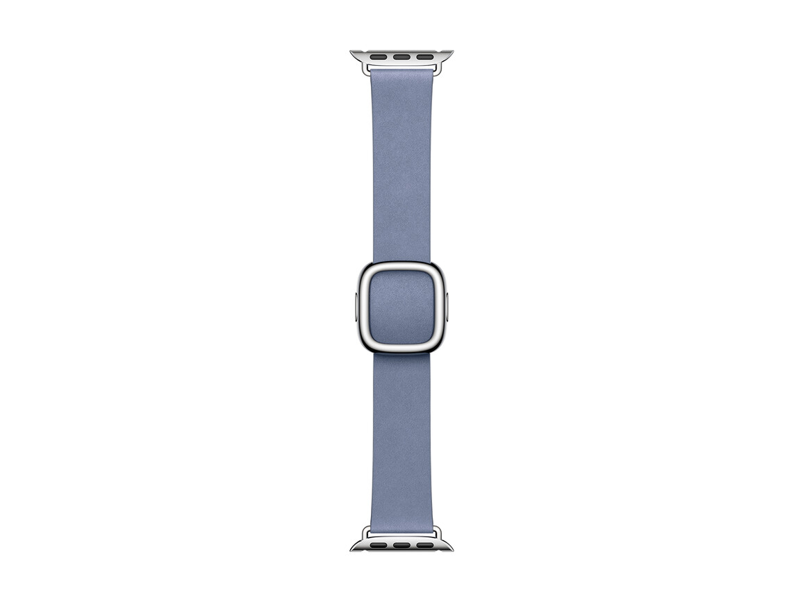 Apple Watch 41mm Modernes Armband, lavendelblau, M>