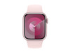Apple Watch 41mm Sportarmband, hellrosa, M/L