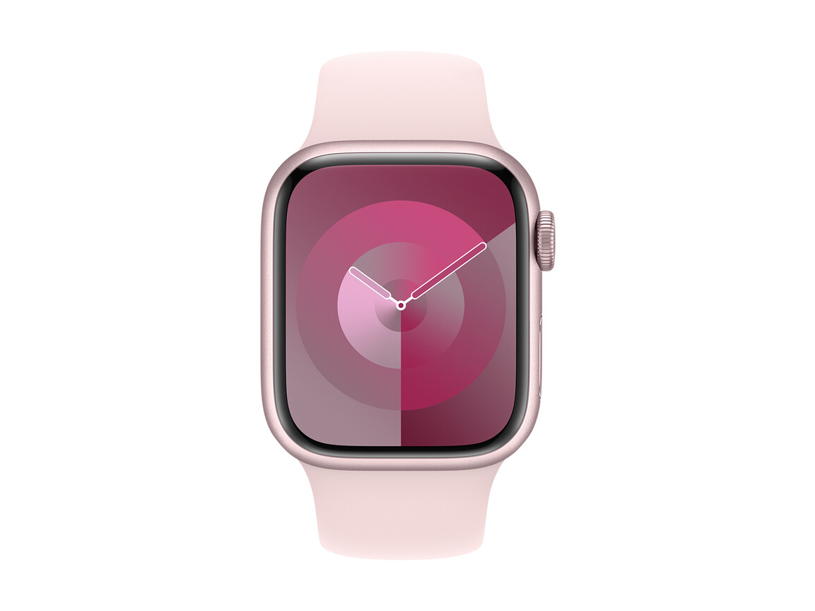 Apple Watch 41mm Sportarmband, hellrosa, M/L
