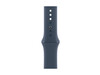 Apple Watch 45mm Sportarmband, sturmblau, S/M>