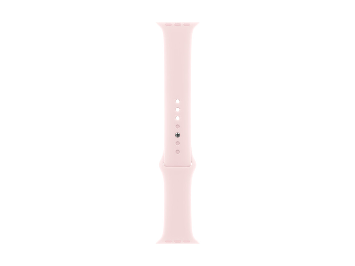 Apple Watch 45mm Sportarmband, hellrosa, S/M