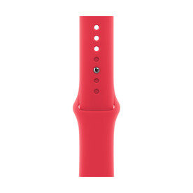 Apple Watch 45mm Sportarmband, rot, S/M