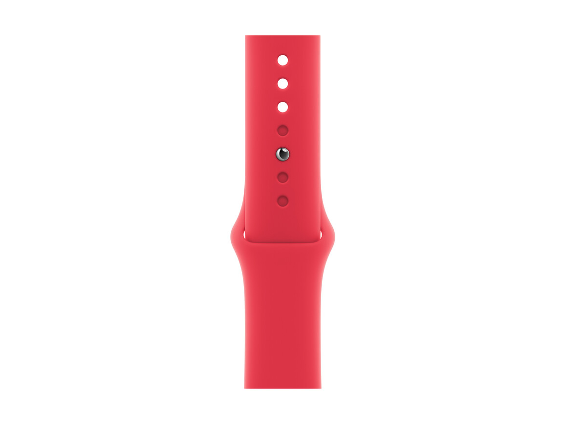 Apple Watch 45mm Sportarmband, rot, M/L