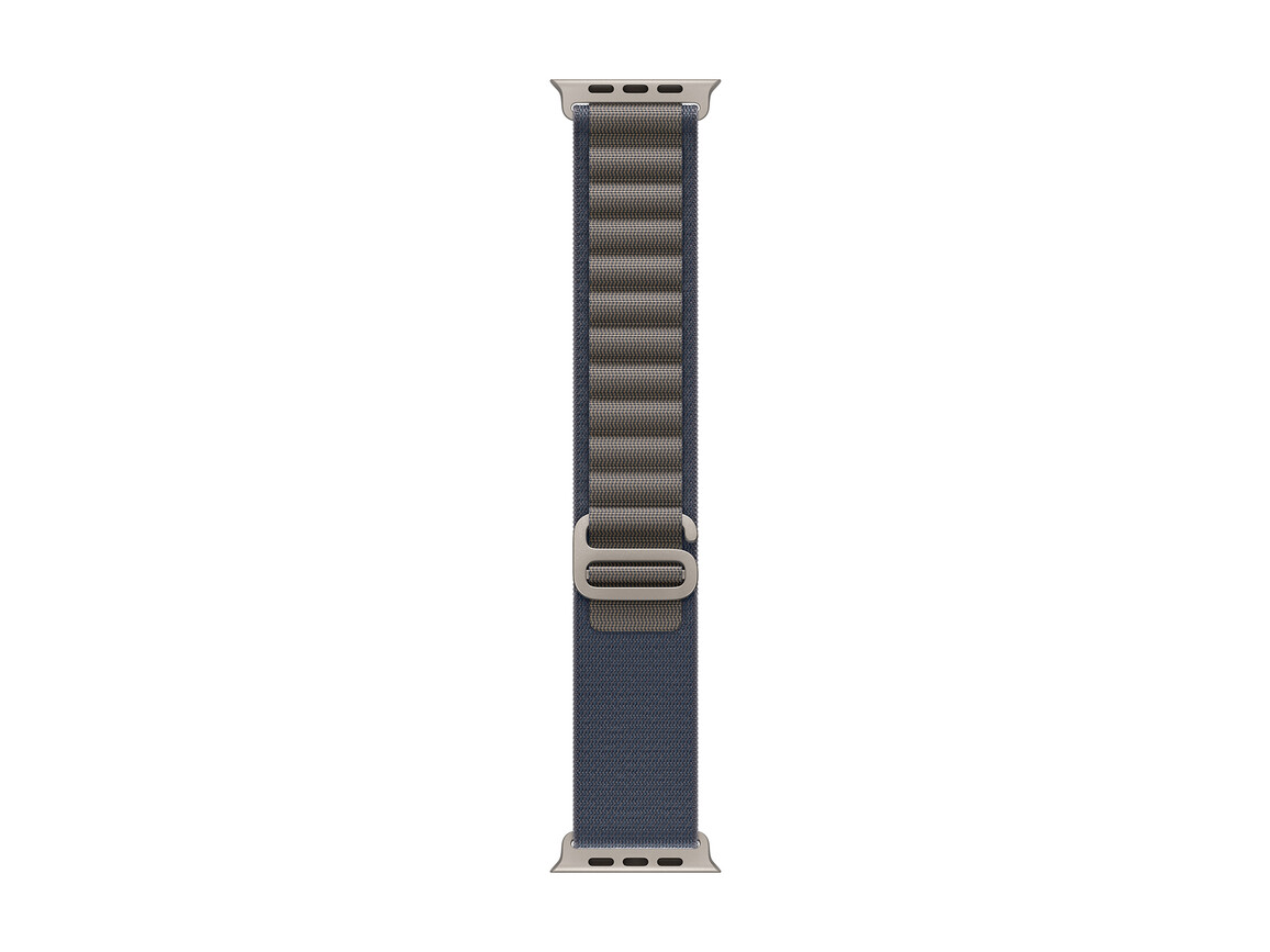 Apple Watch 49mm Alpine Loop, blau, M