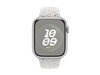 Apple Watch 45mm Nike Sportarmband, Pure Platinum, S/M