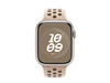 Apple Watch 45mm Nike Sportarmband, Desert Stone, M/L