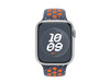 Apple Watch 45mm Nike Sportarmband, Blue Flame, S/M