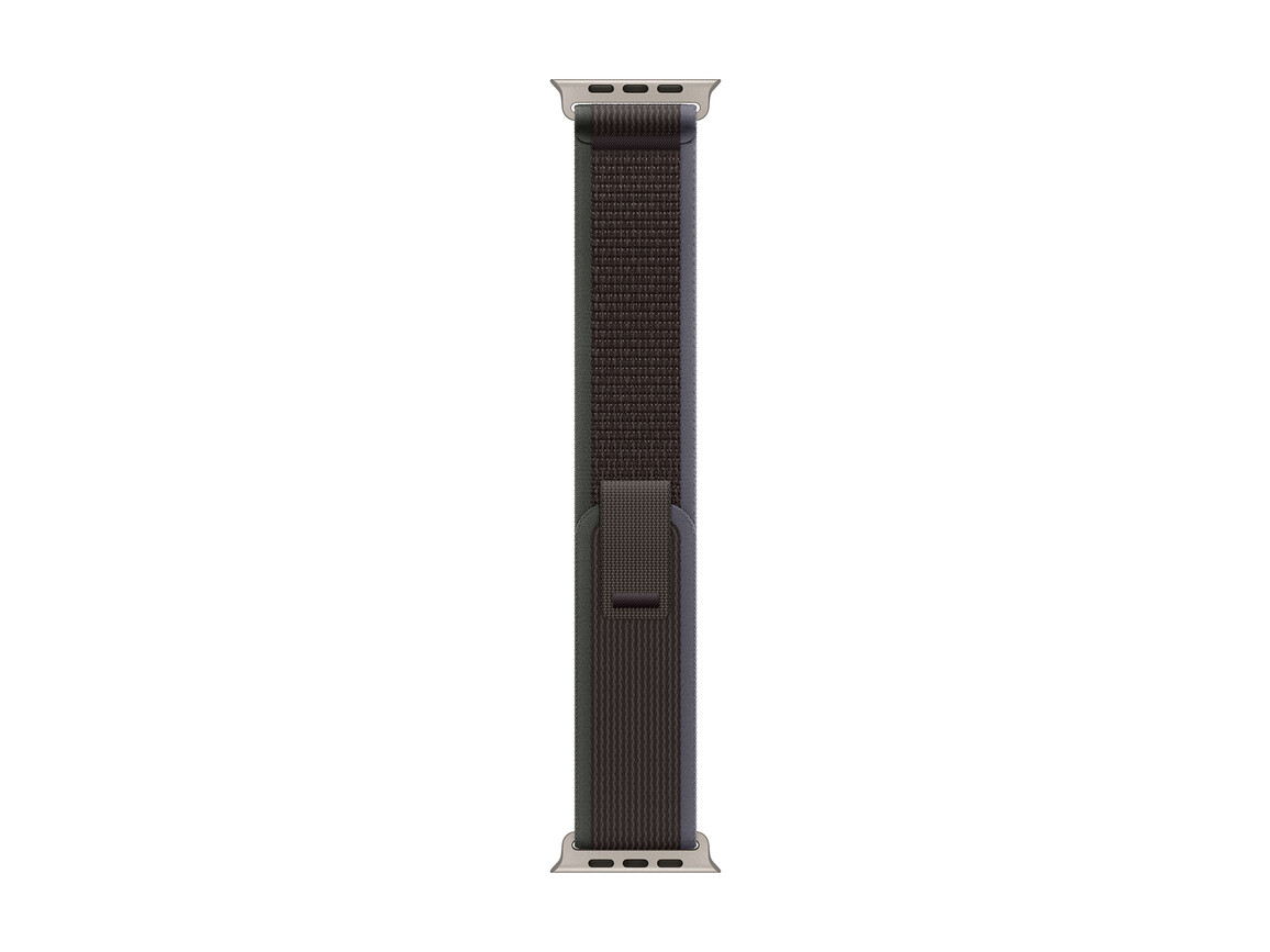 Apple Watch 49mm Trail Loop, blau/schwarz, S/M