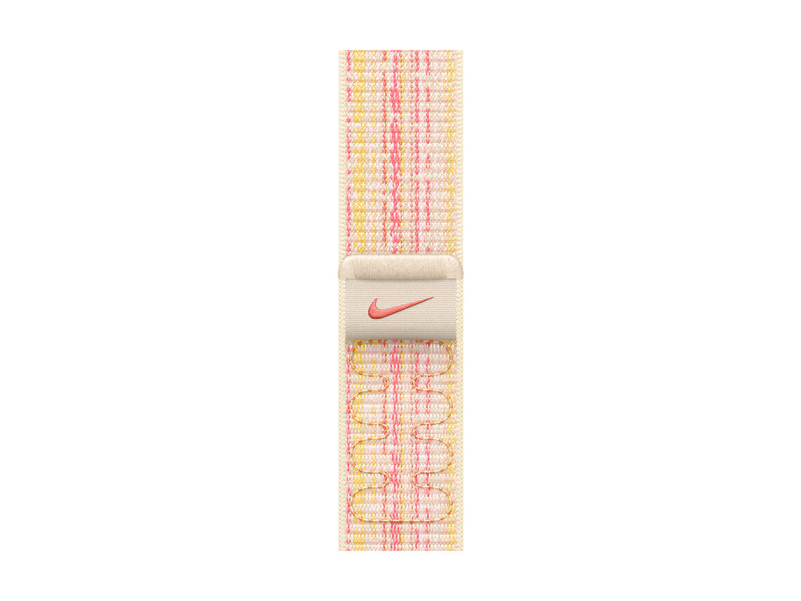 Apple Watch 45mm Nike Sport Loop polarstern/pink