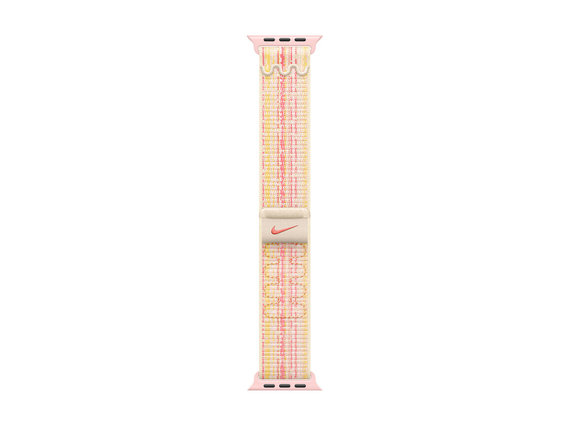 Apple Watch 45mm Nike Sport Loop polarstern/pink