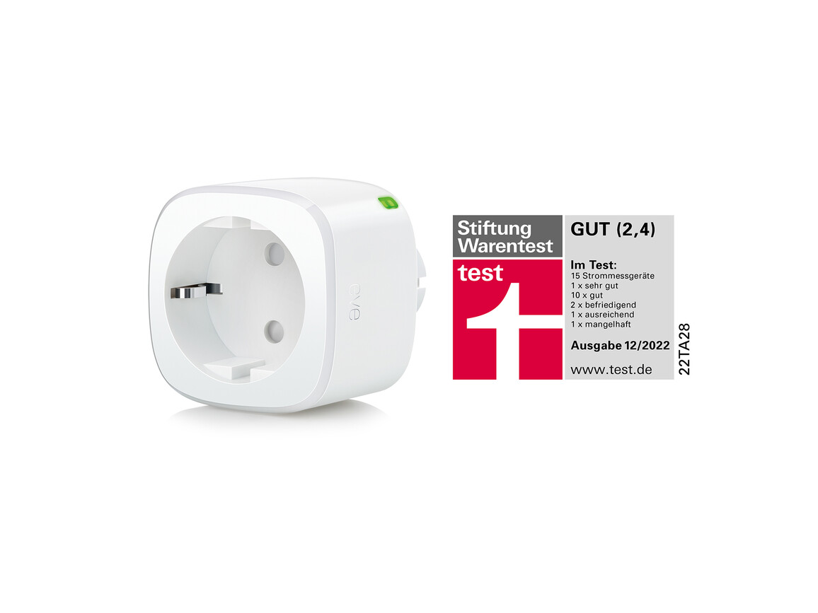 Eve Energy EU Matter, Smarte Steckdose mit Verbrauchsmessung