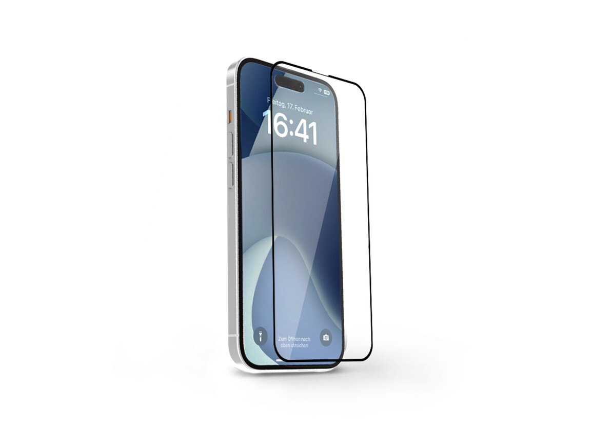 Woodcessories Asahi Glass Premium 3D für iPhone 15>
