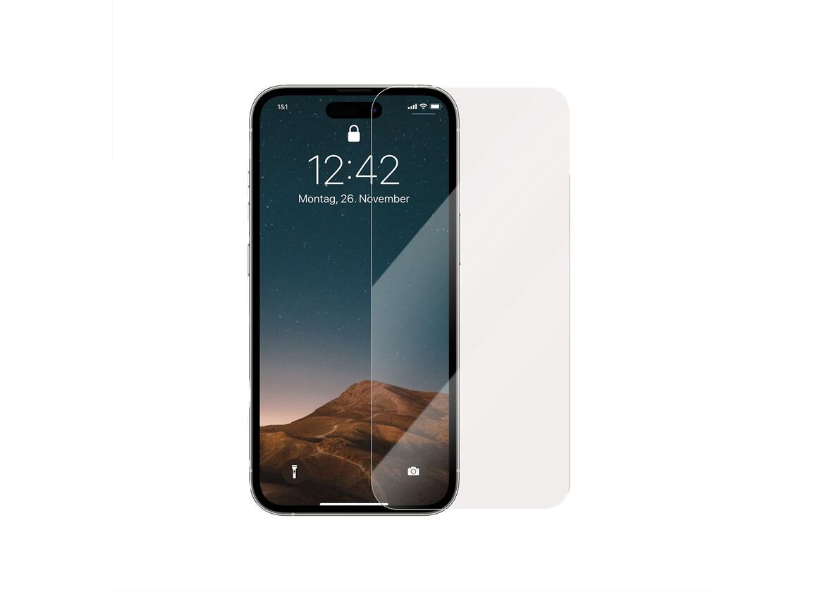 Woodcessories Asahi Glass Premium 2.5D für iPhone 15 Plus / 15 Pro Max>