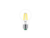Philips Classic LED Lampe, LED CLA 40W E27 A60 4000K CL, transparent