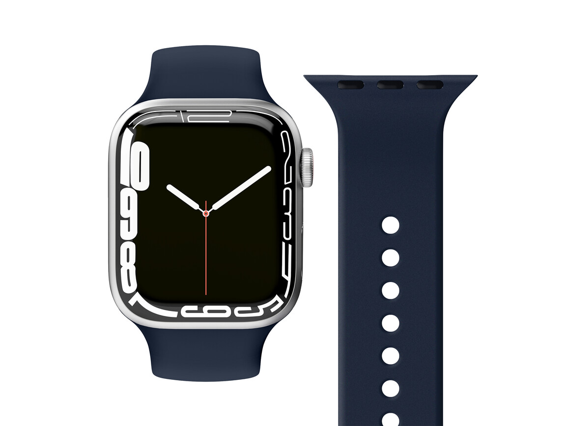 Vonmählen Silikon Loop One für Apple Watch 38/40/41 mm, blau