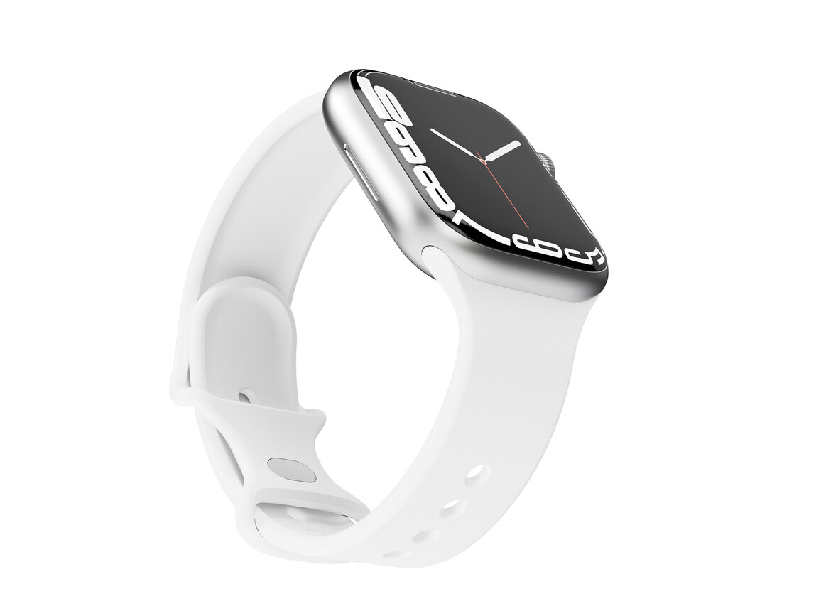 Vonmählen Silikon Loop One für Apple Watch 42/44/45/49 mm, weiß &gt;