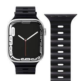 Vonmählen Wave-Armband für Apple Watch 38/40/41 mm, schwarz