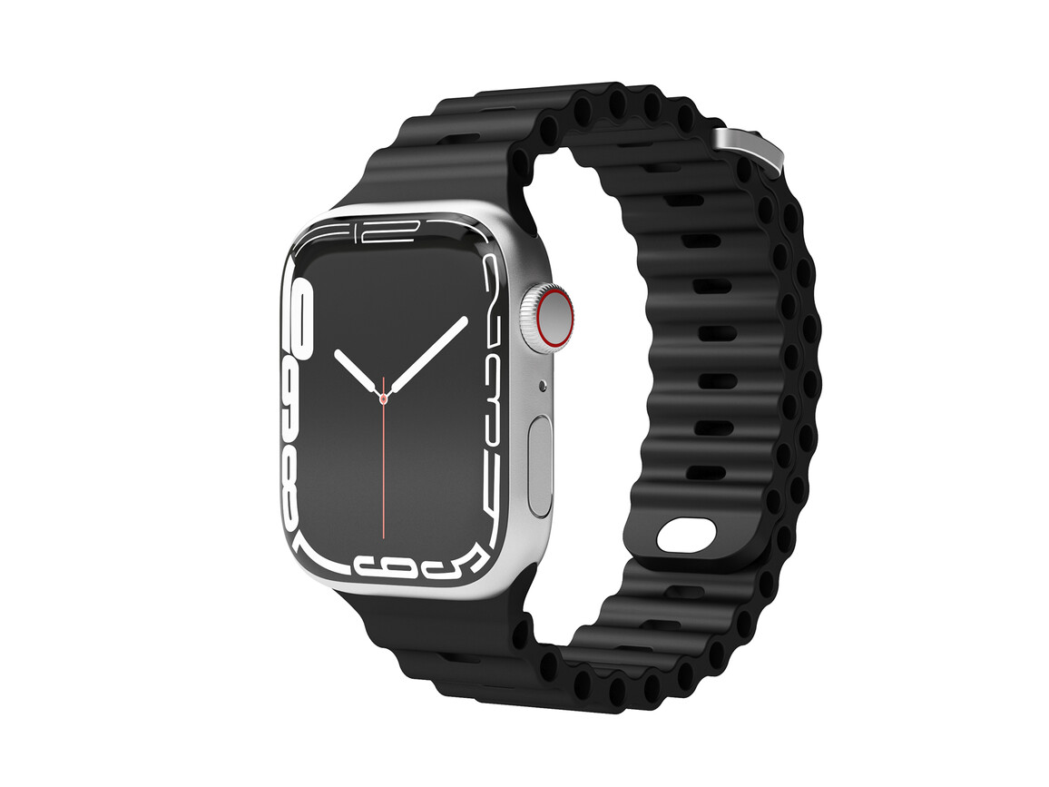 Vonmählen Wave-Armband für Apple Watch 38/40/41 mm, schwarz