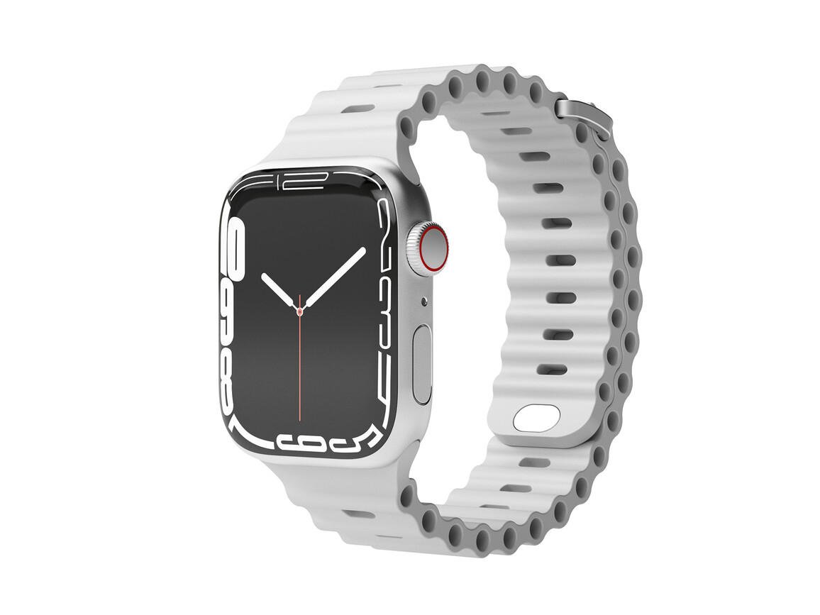 Vonmählen Wave-Armband für Apple Watch 42/44/45/49 mm, grau