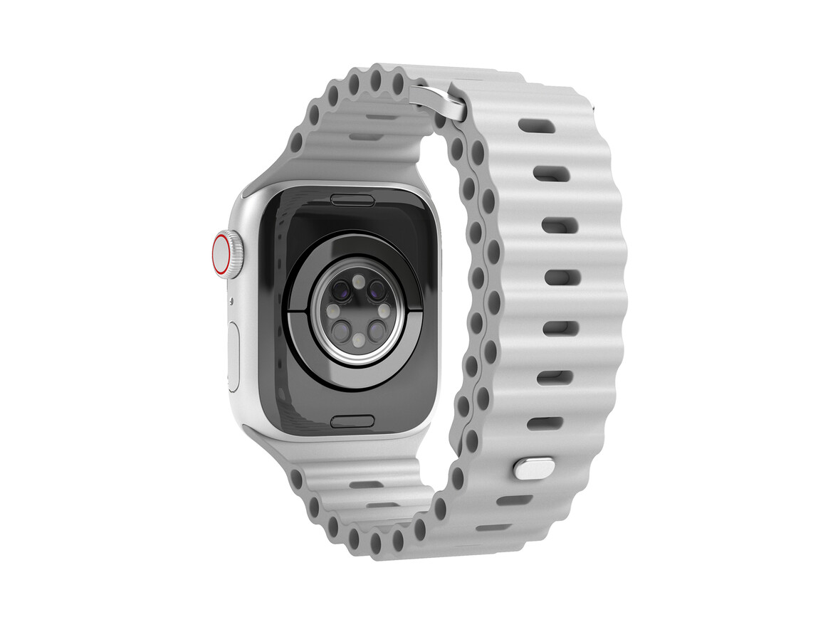Vonmählen Wave-Armband für Apple Watch 42/44/45/49 mm, grau