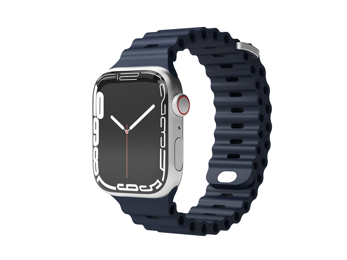 Vonmählen Wave-Armband für Apple Watch 42/44/45/49 mm, blau