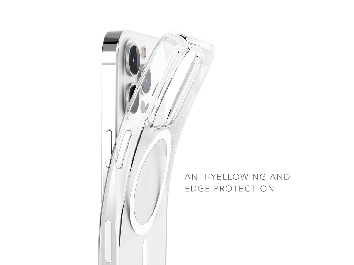 Vonmählen transparente Anti-Gilb Hülle für iPhone 15 Pro Max