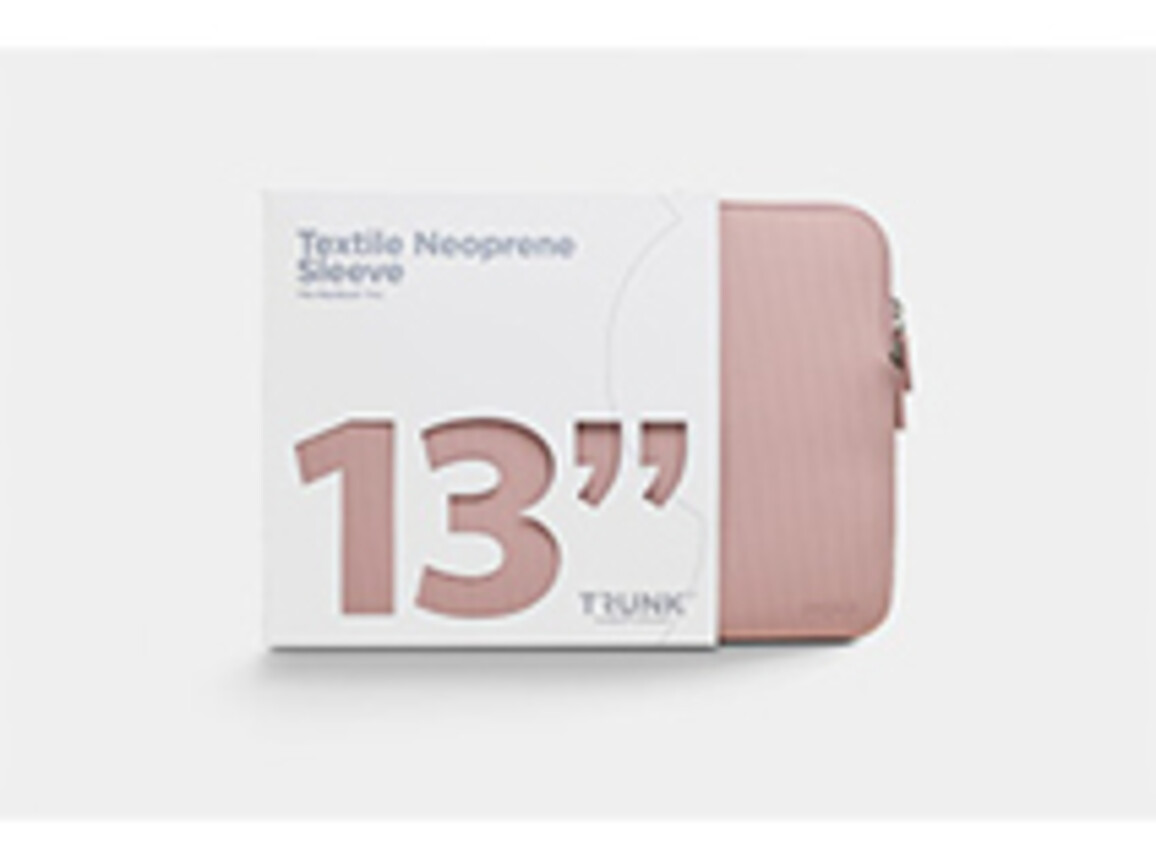 Trunk Neopren Sleeve für MacBook Air &amp; MacBook Pro 13", warm rose