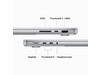 MacBook Pro 14&quot; mit M3 Max Chip 14-Core CPU und 30-Core GPU, 36GB, 1TB SSD, silber