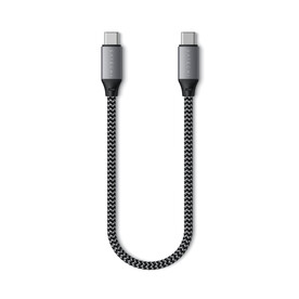 Satechi Type-C zu Type-C Kabel 25 cm, space grau