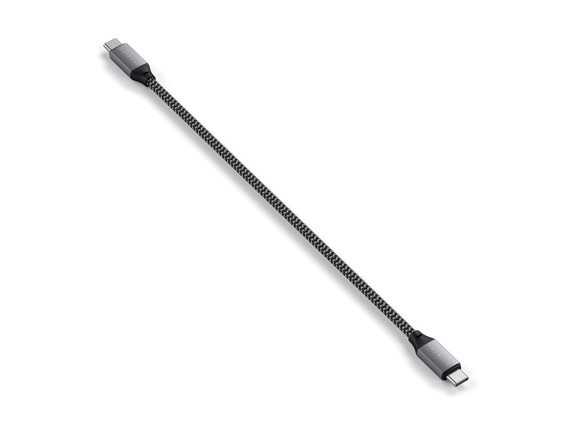 Satechi Type-C zu Type-C Kabel 25 cm, space grau Satechi Type-C zu Type-C Kabel 25 cm, space grau