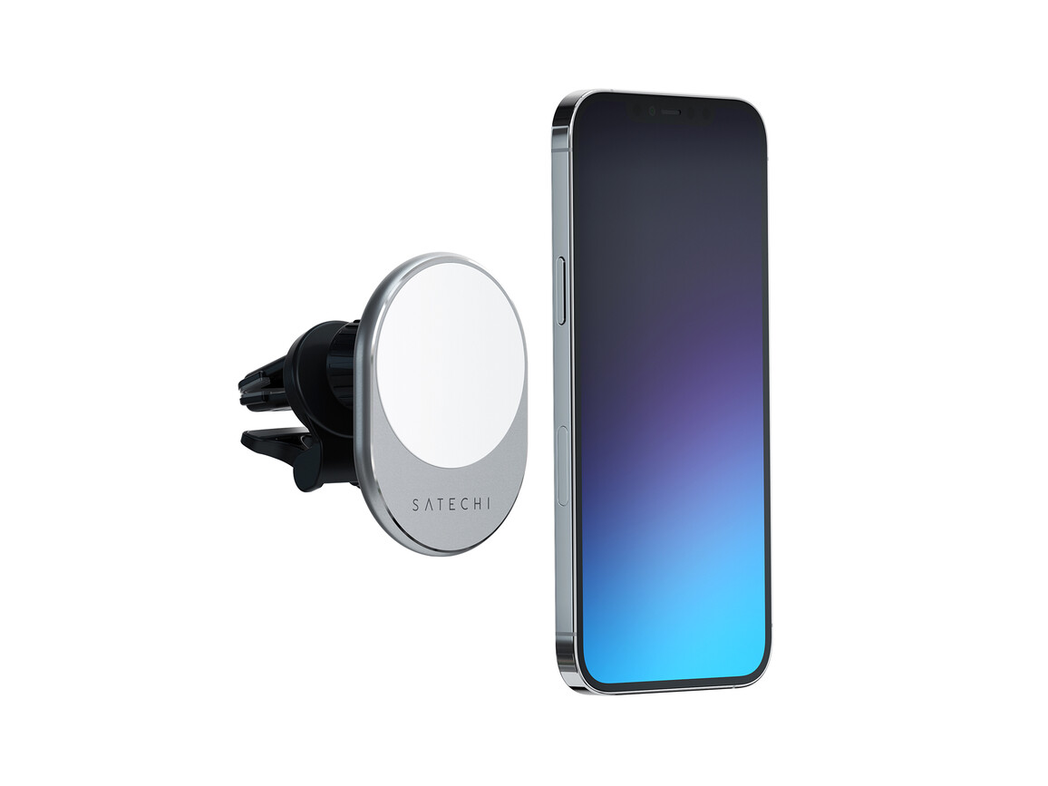 Satechi magnetisches kabelloses Autoladegerät, space grau &gt;