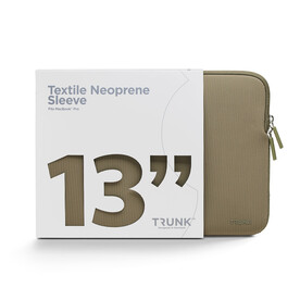 Trunk Textile Neopren Sleeve gerippt für MacBook Air/MacBook Pro 13&amp;quot;, grün