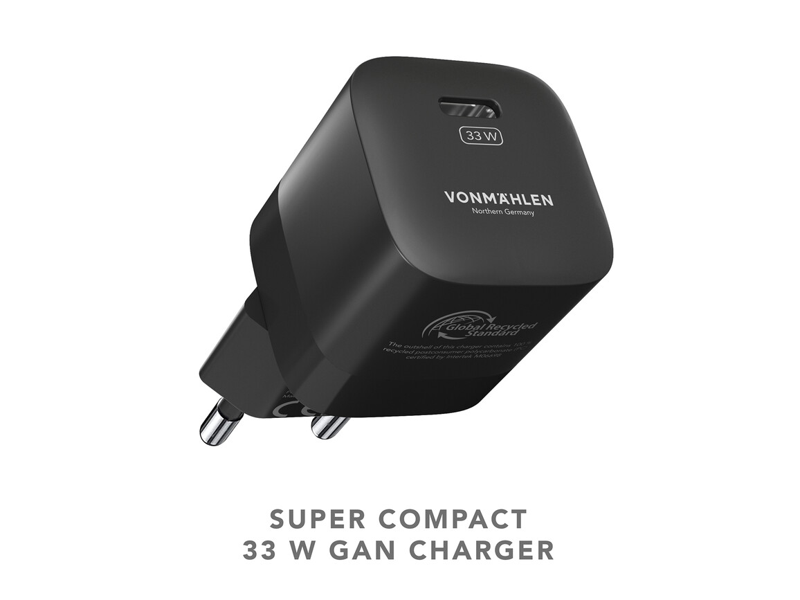 Vonmählen allroundo GaN, Ladegerät, schwarz