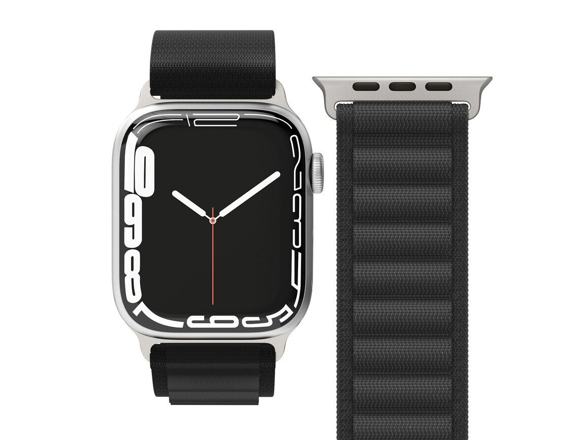 Vonmählen Action Loop One für Apple Watch 42/44/45/49 mm, schwarz